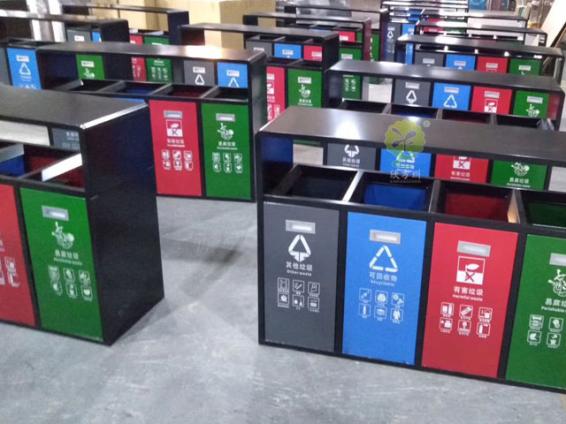 提升公共空間品質(zhì)，深圳金屬垃圾桶助你一臂之力