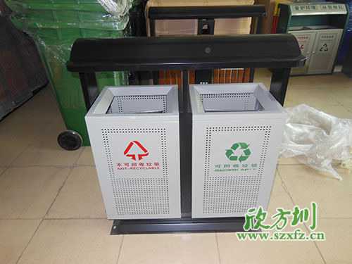 貴陽物業(yè)戶外鋼板沖孔垃圾桶，客戶的二次選擇。