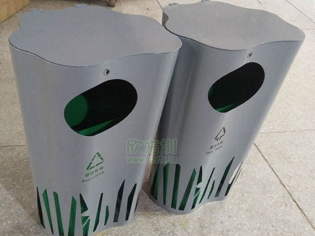 創(chuàng)意異形金屬垃圾桶欣方圳工廠(chǎng)生產(chǎn)圖