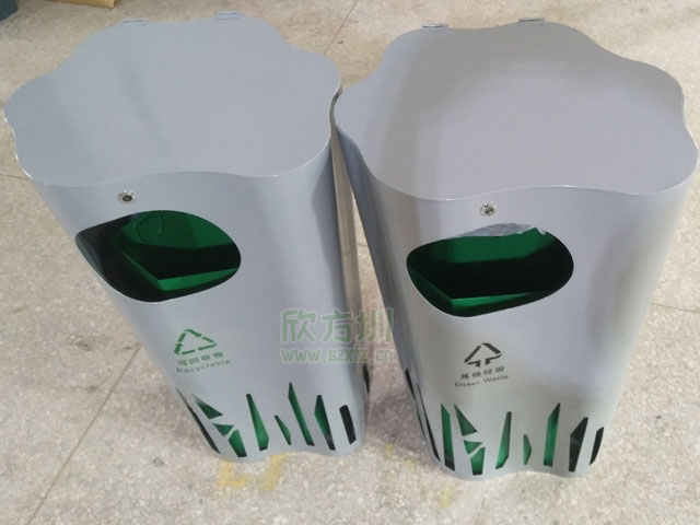 創(chuàng)意異形金屬垃圾桶欣方圳工廠(chǎng)生產(chǎn)圖