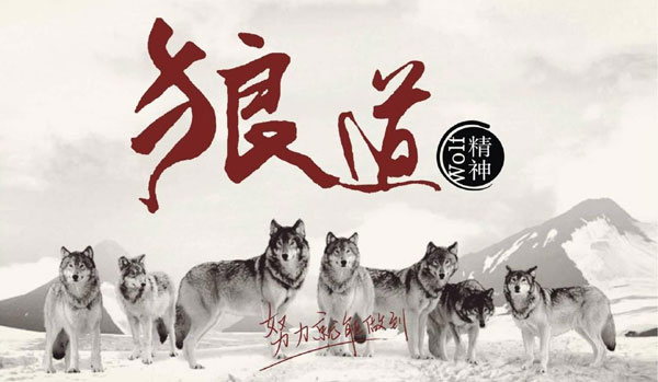 學(xué)習(xí)狼道精神，做好垃圾桶銷售工作